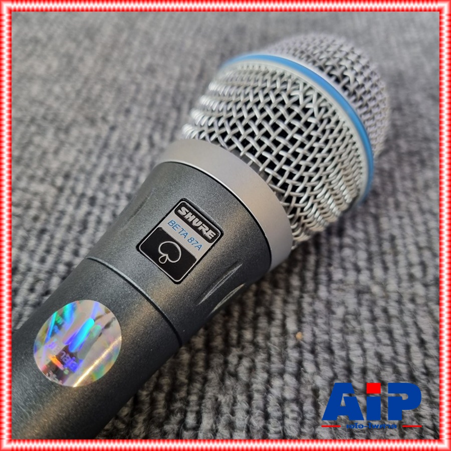 SHURE BETA-87A ไมค์ +++ Vocal Microphone ไมค์สำหรับร้องเพลง ไมโครโฟนพูด ไมโครโฟนร้องโอเปร่า BETA 87A BETA87A เอไอ-ไพศาล +++