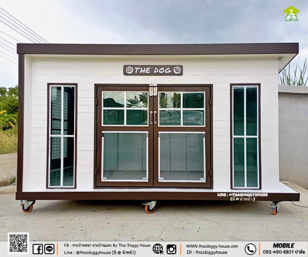 บ้านหมา บ้านแมว " 𝐁𝐎𝐗 𝐒𝐓𝐘𝐋𝐄 แบบกระจก