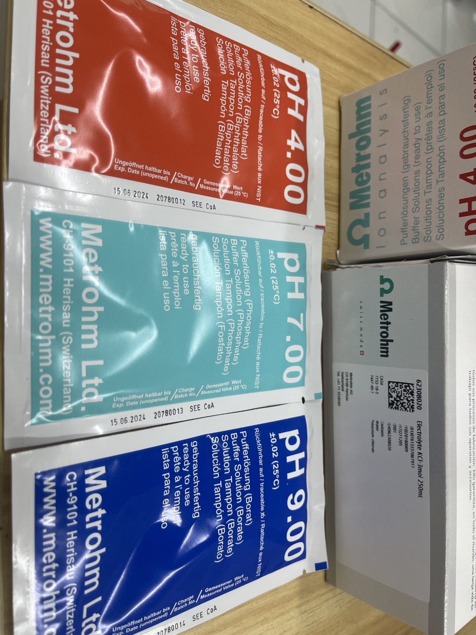 Buffer pH 4,7,9 Metrohm