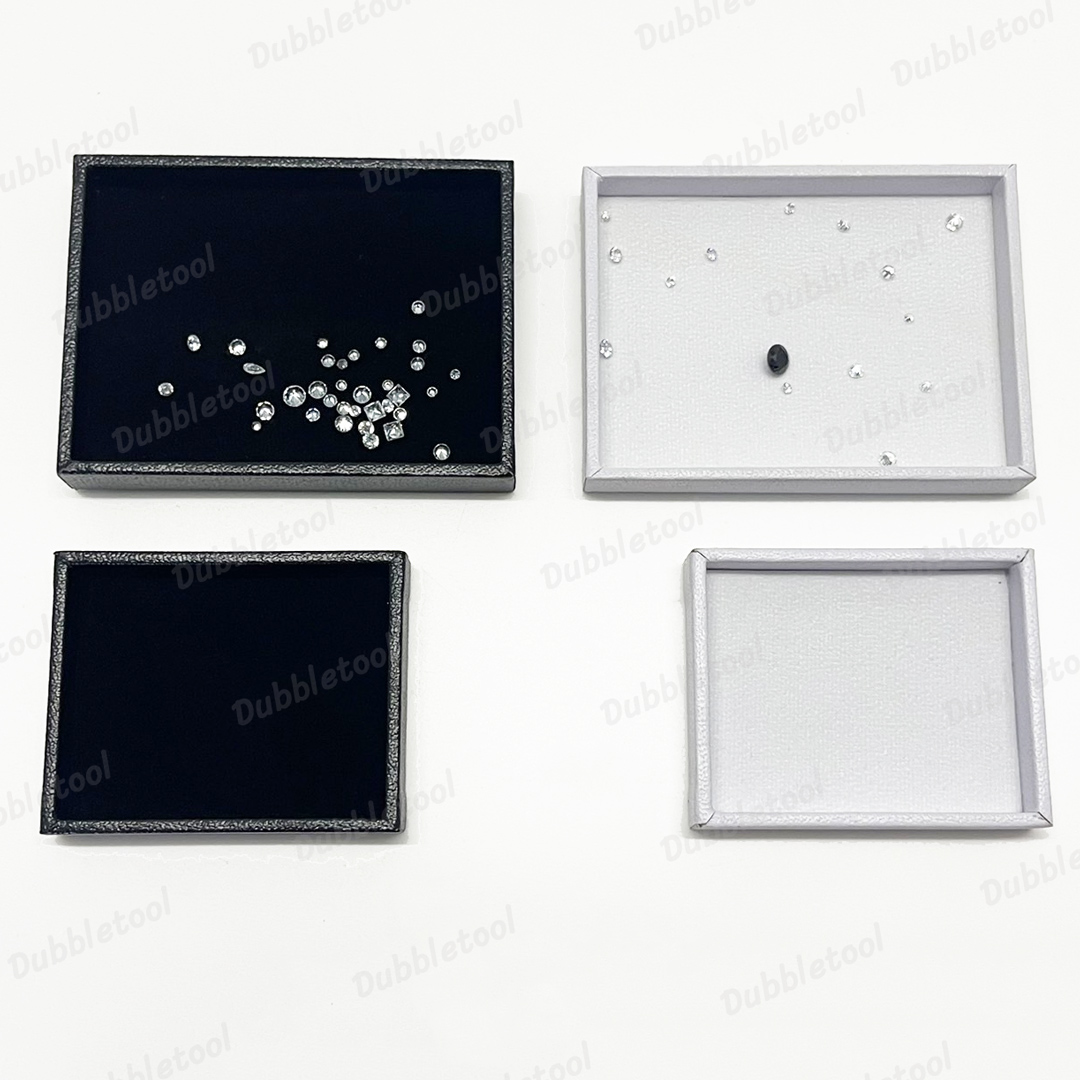 ถาดคัดพลอย ถาดพลอย ถาดตักเศษพลอย ถาดใส่เศษพลอย ถาดรองเครื่องประดับ ขนาด มี 3 ขนาดให้เลือก สีขาว/ดำ
