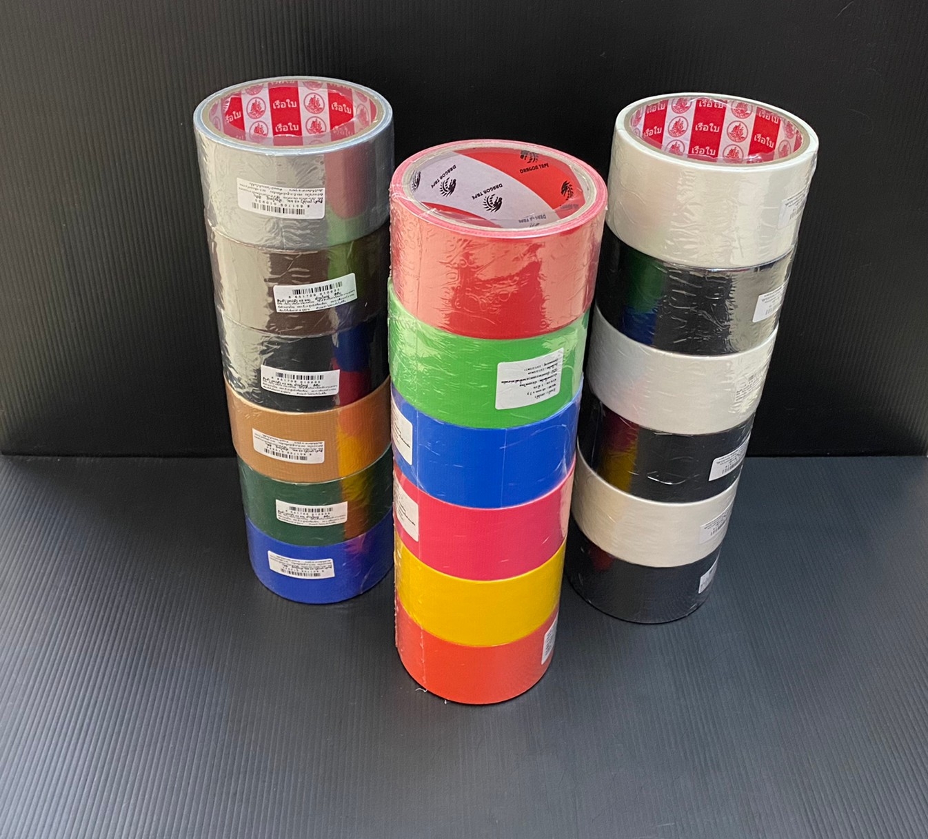 เทปผ้าคละสี 2*5หลา (ราคาต่อโหล)