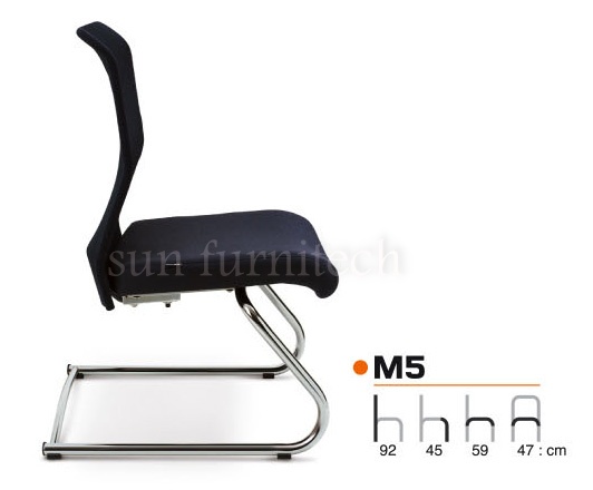 เก้าอี้สำนักงานขาซี, เก้าอี้รับรองขาซี (C) หุ้มผ้าตาข่าย ยี่ห้ออาซาฮี (asahi) รุ่น M5