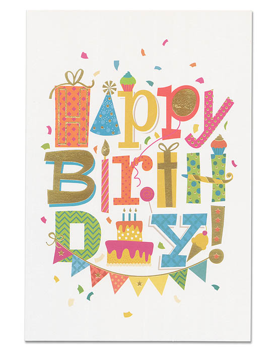 การ์ดอวยพรวันเกิด Happy Birthday