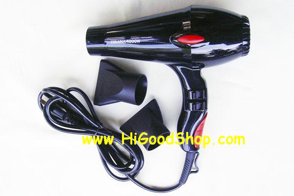 ไดร์เป่าผม เครื่องเป่าผม Zirana รุ่น Professional Super Turbo 4000Watts