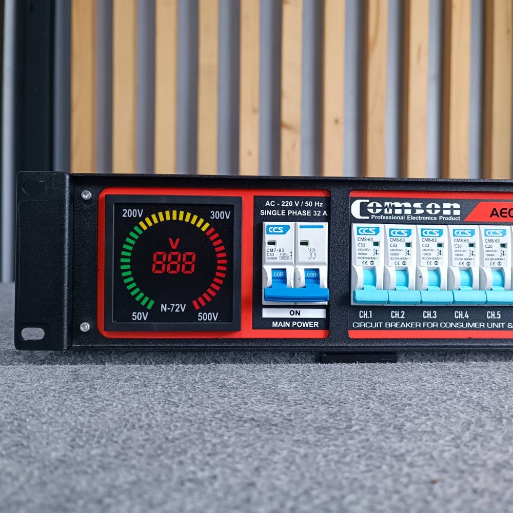 COMSON AEC-649 LOAD CENTER ตู้โหลดจ่ายไฟ8ช่อง AEC 649 AEC649 ตู้โหลดจ่ายไฟCOMSON comson เอไอ-ไพศาล