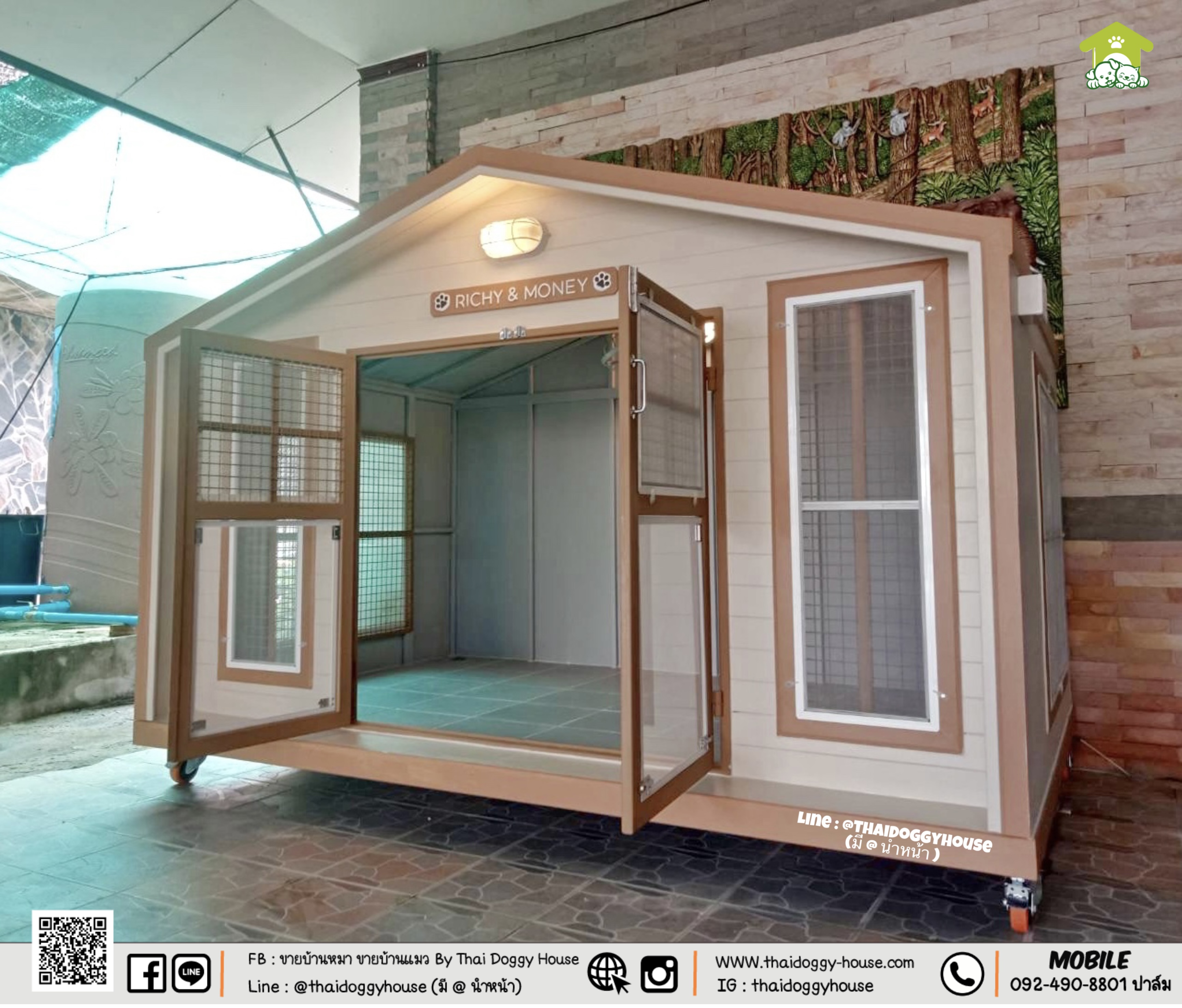 บ้านหมา บ้านแมว "𝐍𝐎𝐑𝐃𝐈𝐂 𝐒𝐓𝐘𝐋𝐄 𝐁𝐘 𝐓𝐇𝐀𝐈 𝐃𝐎𝐆𝐆𝐘 𝐇𝐎𝐔SE