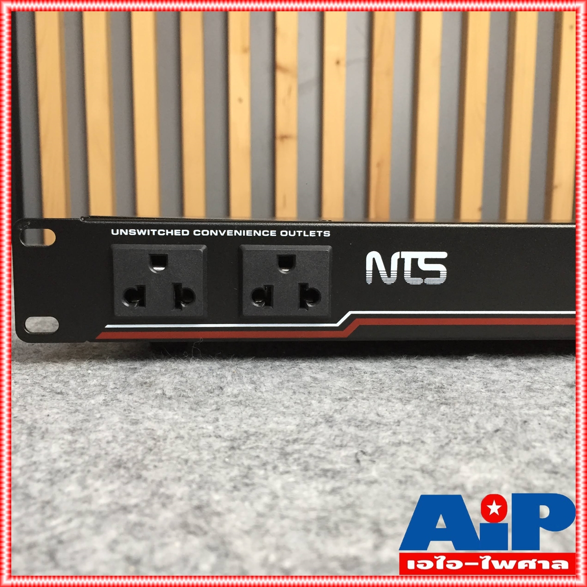 NTS PR810 POWER DISTRIBUTION ปลั๊กรางจ่ายไฟสำหรับติดแล็ค PR 810 BREAKER OUTLET PR-810 เอไอ-ไพศาล