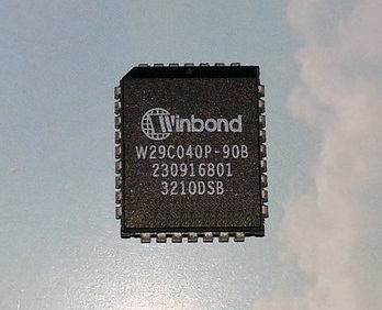 W29C040 FLASH MEMORY 4Mbit(512KB) PLCC32