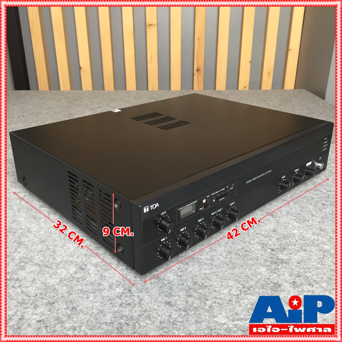 TOA A-3224DM แอมป์240W มิกเซอร์แอมป์ มิกเซอร์แอมป์TOA เครื่องปรับแต่งเสียง TOA A 3224DM A3224DM เอไอ-ไพศาล