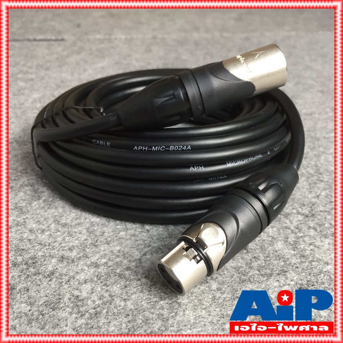 10เมตร AMPHENOL สาย XLRผู้-เมีย 10M CA03-04-C-010 สาย cannon ผู้ ออก cannon เมีย ความยาว 10เมตร สายสัญญาณ XLR ผู้ - XLR เมีย