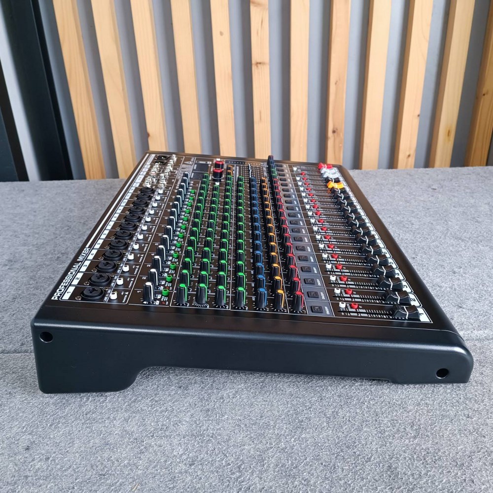 MICROTECH HK-16 MIXER ไมโครเทค USB บลูทูธ MP3 มิกเซอร์อนาล็อก 16 ช่อง เอฟเฟคแท้ HK 16 HK16 เอไอ-ไพศาล