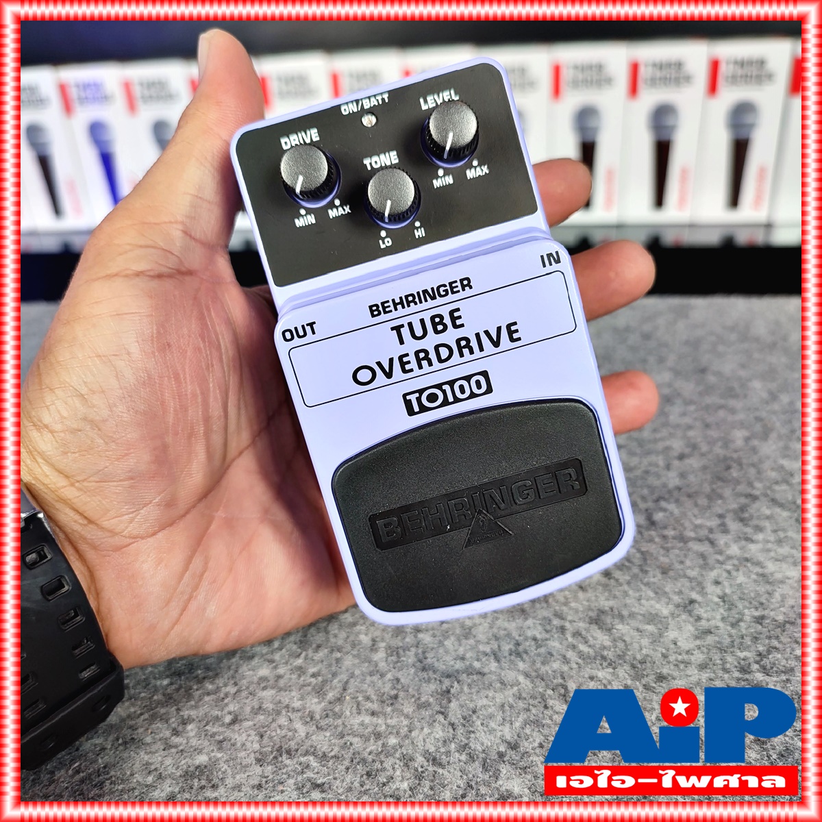 BEHRINGER TO100 เอฟเฟคกีต้าร์ ทำให้เสียงแตก Tube Overdrive TO-100 TO 100 effect guitar เอไอ-ไพศาล +++