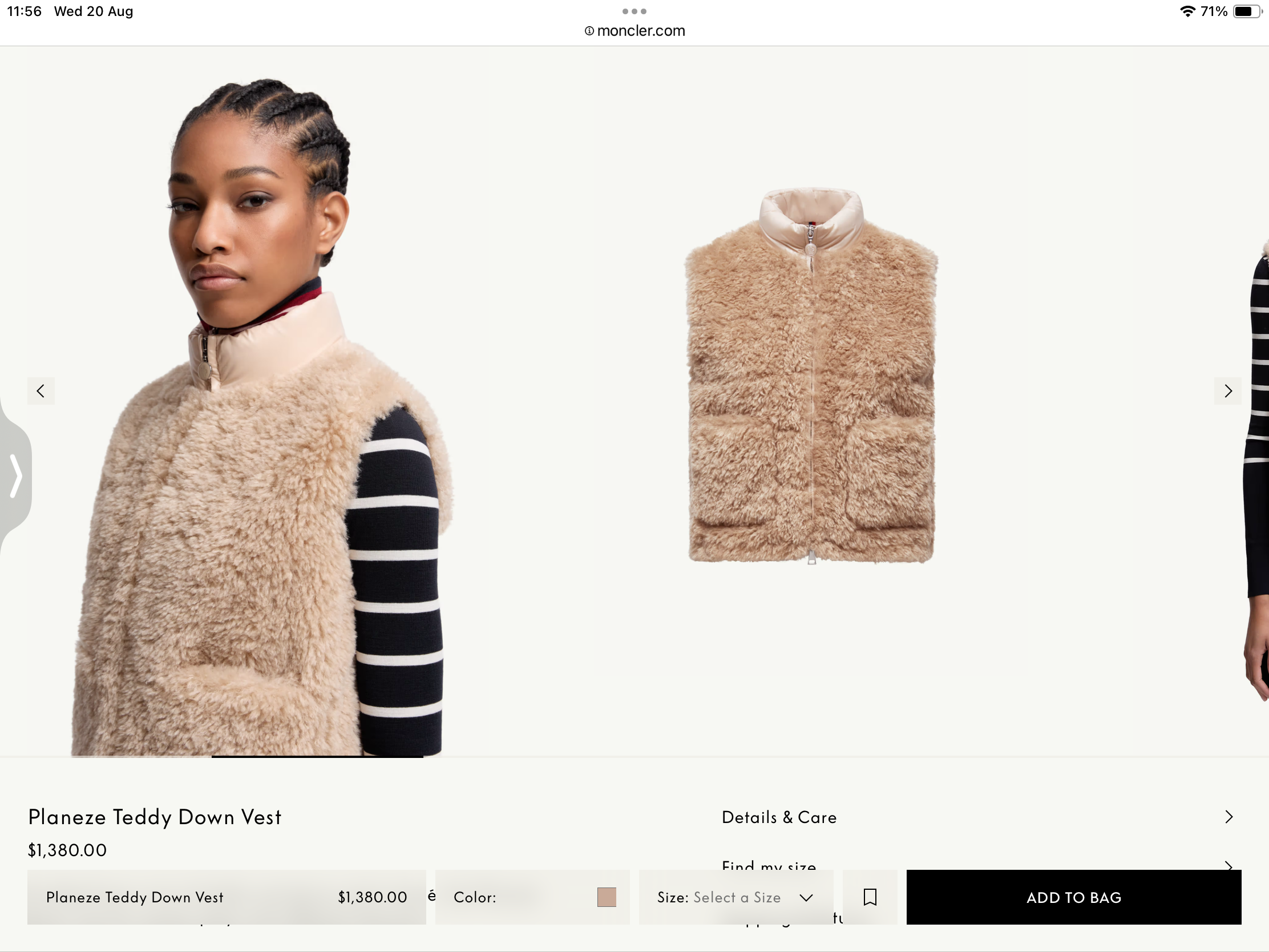 **do** เสื้อกั๊ก Moncler Planeze Teddy Down Vest มี 4 สี ใส่ได้ ชาย หญิง สินค้าใหม่ ของแท้