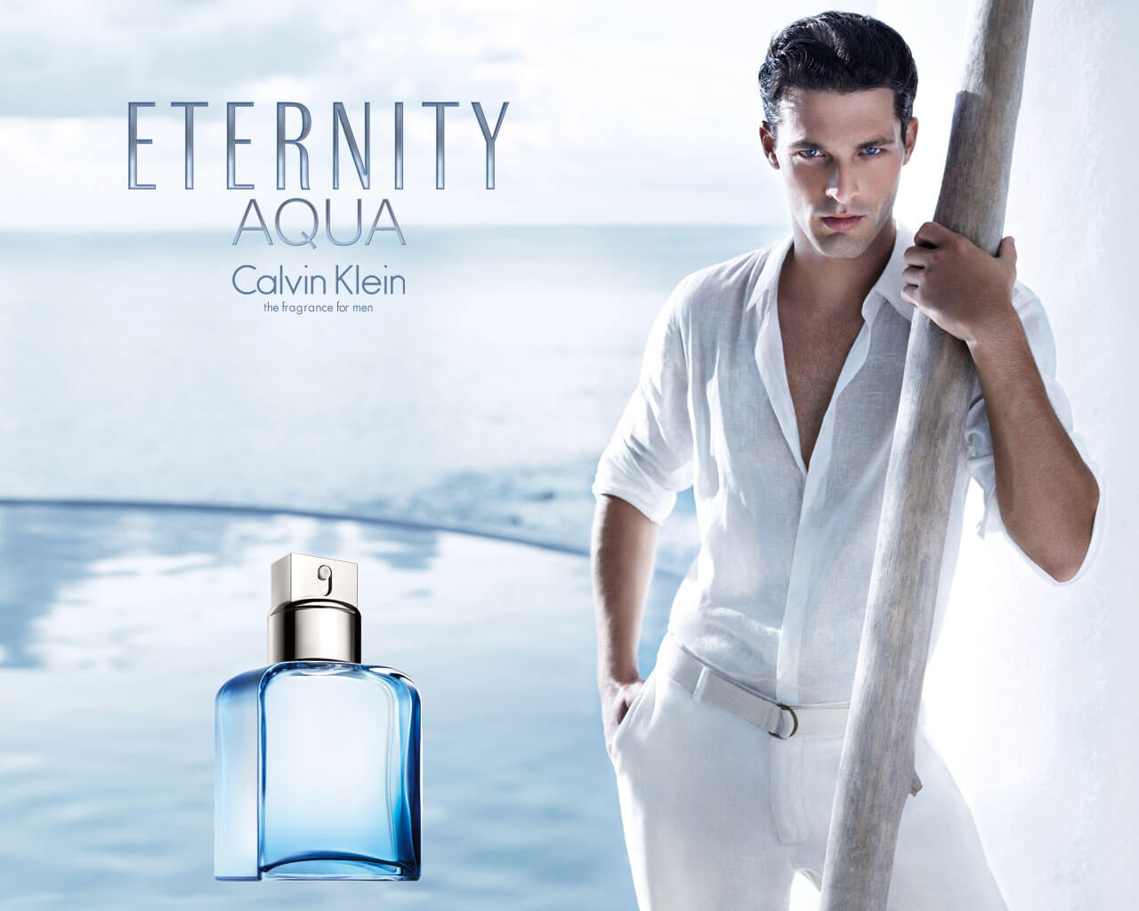 น้ำหอม แท้100% CK Eternity Aqua for Men EDT 100 ml.