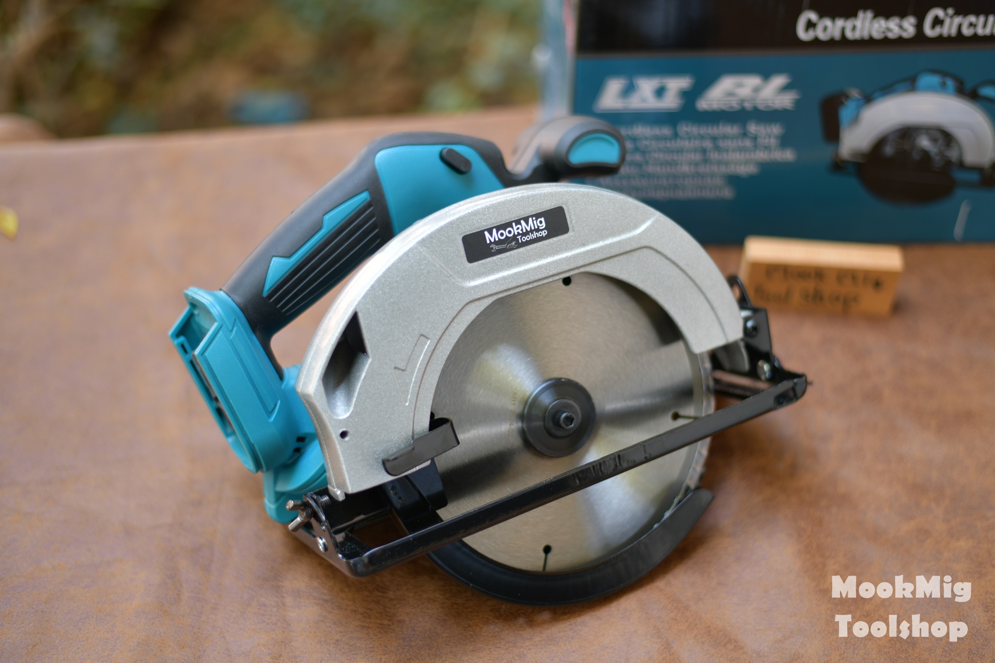 เลื่อยวงเดือน 18V 7" Brushless Motor ไร้แปลงถ่าน ใช้รวมกับแบตจีนทรงมากีต้า ได้เลย แถมใบเลื่อย ไม่รวมแบต