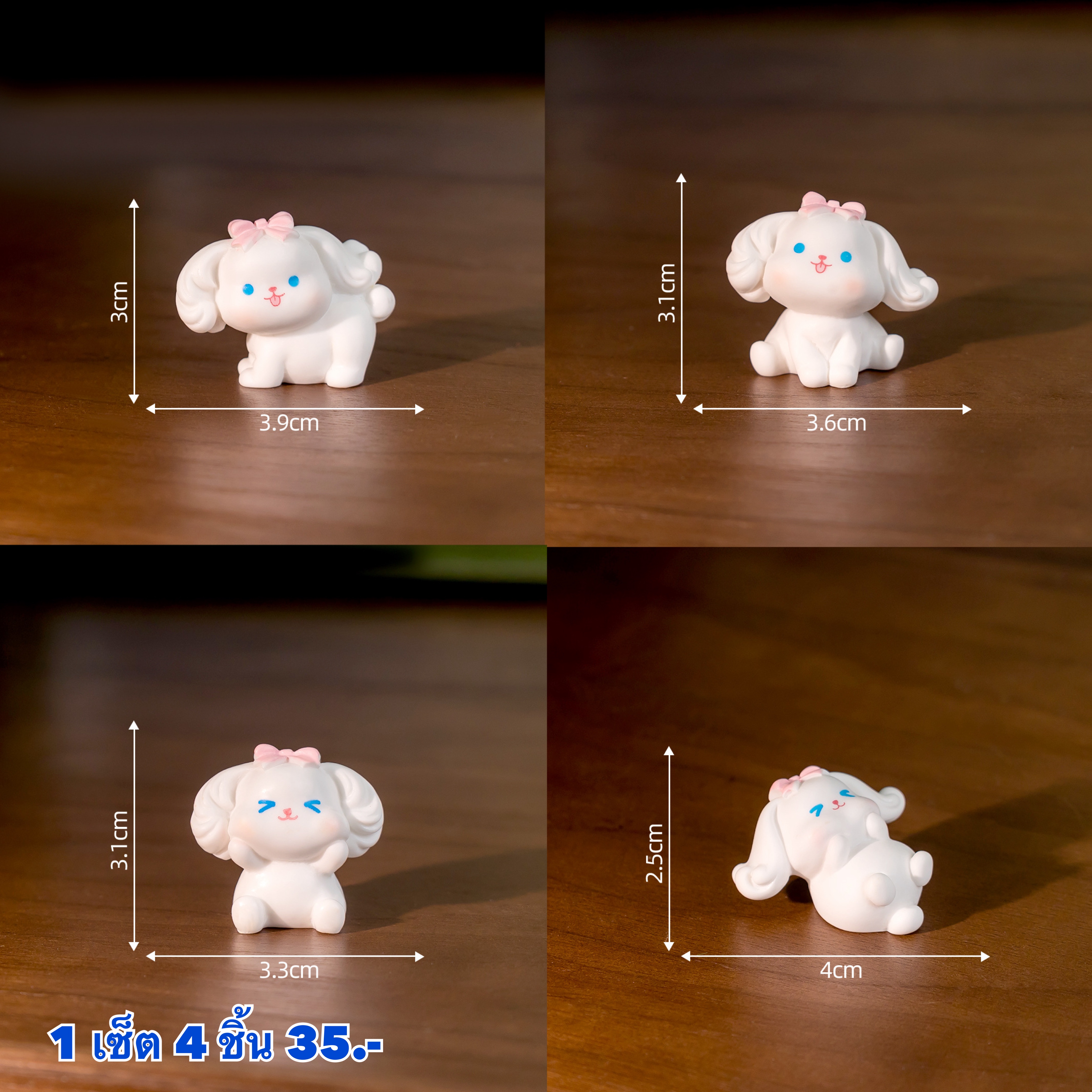 หมา 4 ชิ้น