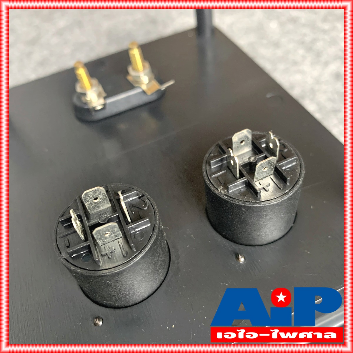 แท็บลำโพง ไบติ้งบอร์ดเหลี่ยม สเปคคอนคู่ 137x155mm ขั้วลำโพง ขั้วต่อลำโพง ทรงเหลี่ยม แท็บต่อลำโพง ราคาต่อ1อัน เอไอ-ไพศาล