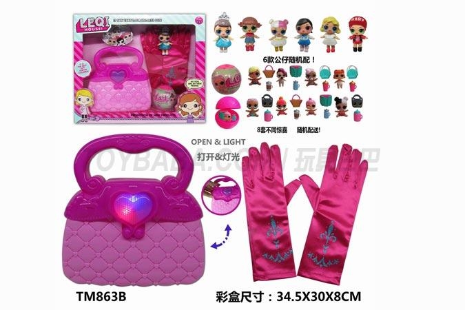 TM863B ของเล่นLOL ถุงมือพร้อมกระเป๋า