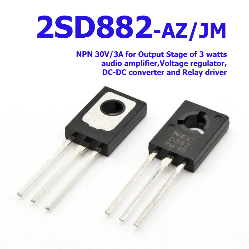 2SD882 D882 Power Transistor NPN 30V-3A