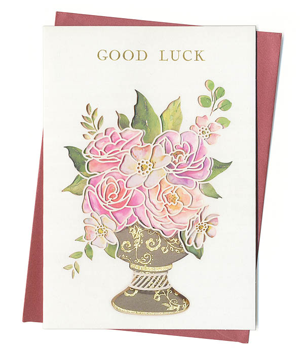 การ์ดอวยพร ฉลุลาย Good Luck
