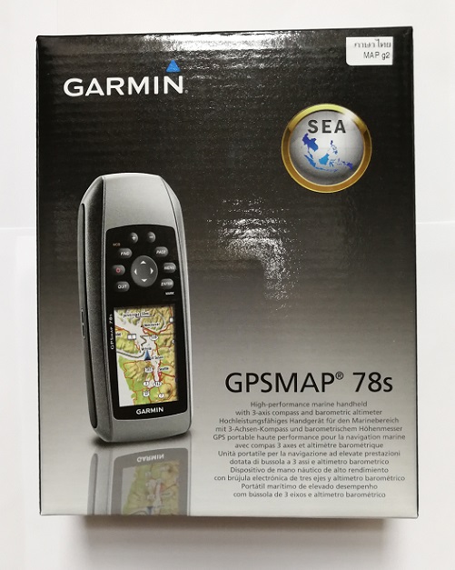Garmin GPSMAP 78s เมนูไทย พร้อมแผนที่ทะเล Bluechart g2
