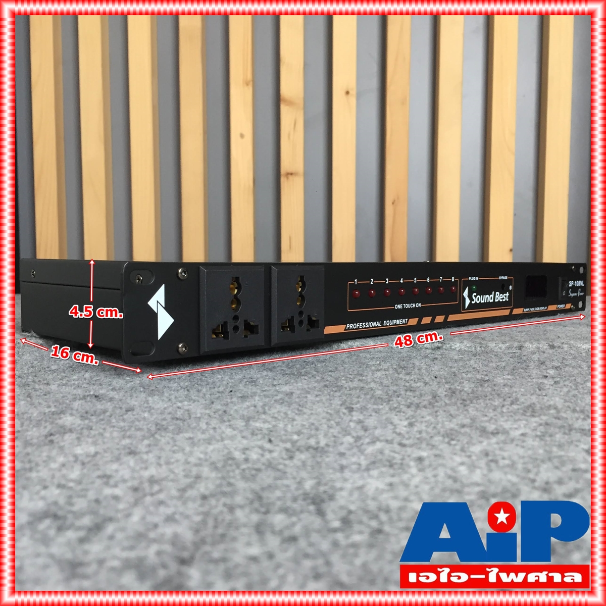 SOUNDBEST SP108VL sequence power control ปลั๊กไฟ หน่วงเวลา Sound Best ปลั๊กไฟประกอบแร็ครุ่น SP-108VL SP108 AC Outlet ACoutlet 220V 10ช่อง ปลั๊กพ่วงติดแร็ค ปลั๊กไฟติดแร็ค ปลั๊ก ซาวด์เบส ปลั๊กต่อเครื่องเสียง BREAKER OUTLET เอไอ-ไพศาล +++