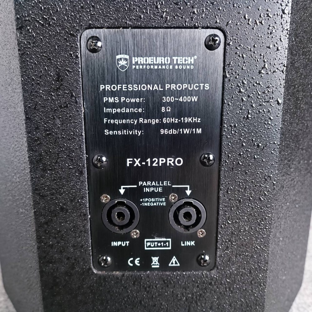 PROEUROTECH FX-12PRO ตู้ลำโพง12นิ้ว ลำโพง FX 12PRO โปรยูโรเทค FX12PRO เอไอ-ไพศาล