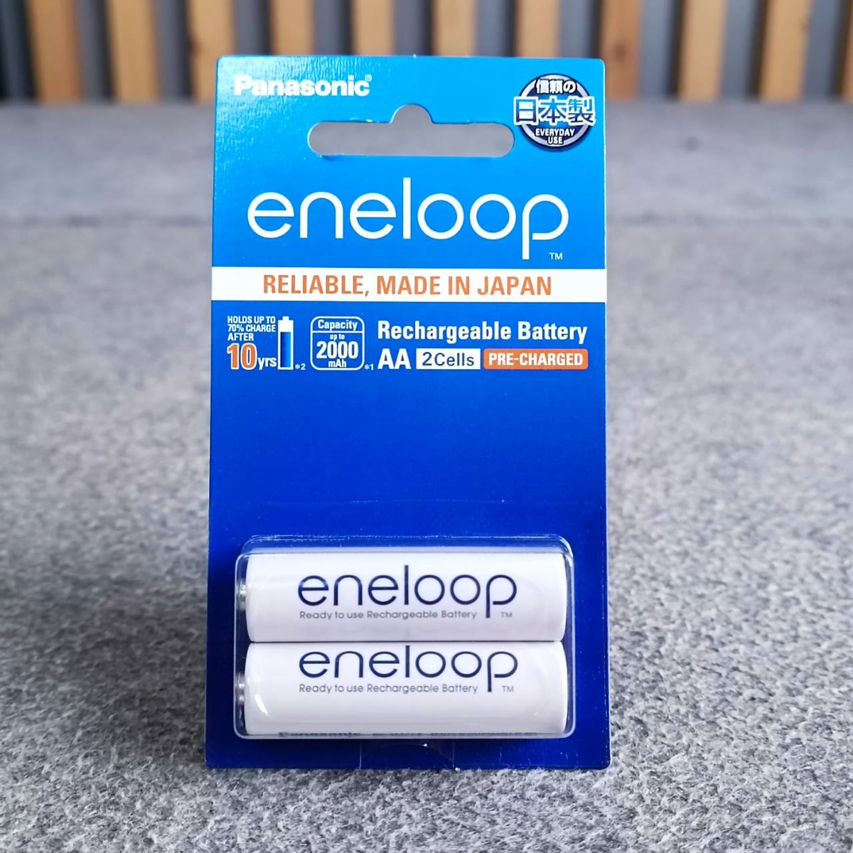 แพ็ค2ก้อน สีขาว ถ่านชาร์จAA PANASONIC BK-3MCCE/2NT ENELOOP 2000mA ของแท้ มีประกัน พานาโซนิค ถ่าน ชาร์จ 2A เอไอ-ไพศาล