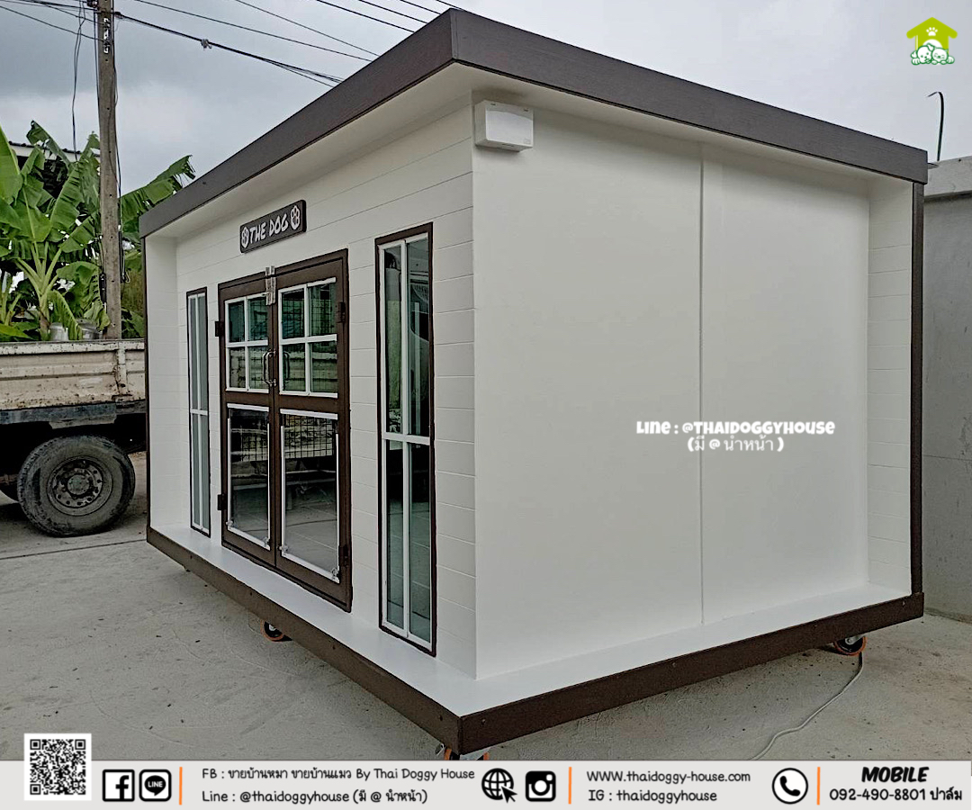 บ้านหมา บ้านแมว " 𝐁𝐎𝐗 𝐒𝐓𝐘𝐋𝐄 แบบกระจก