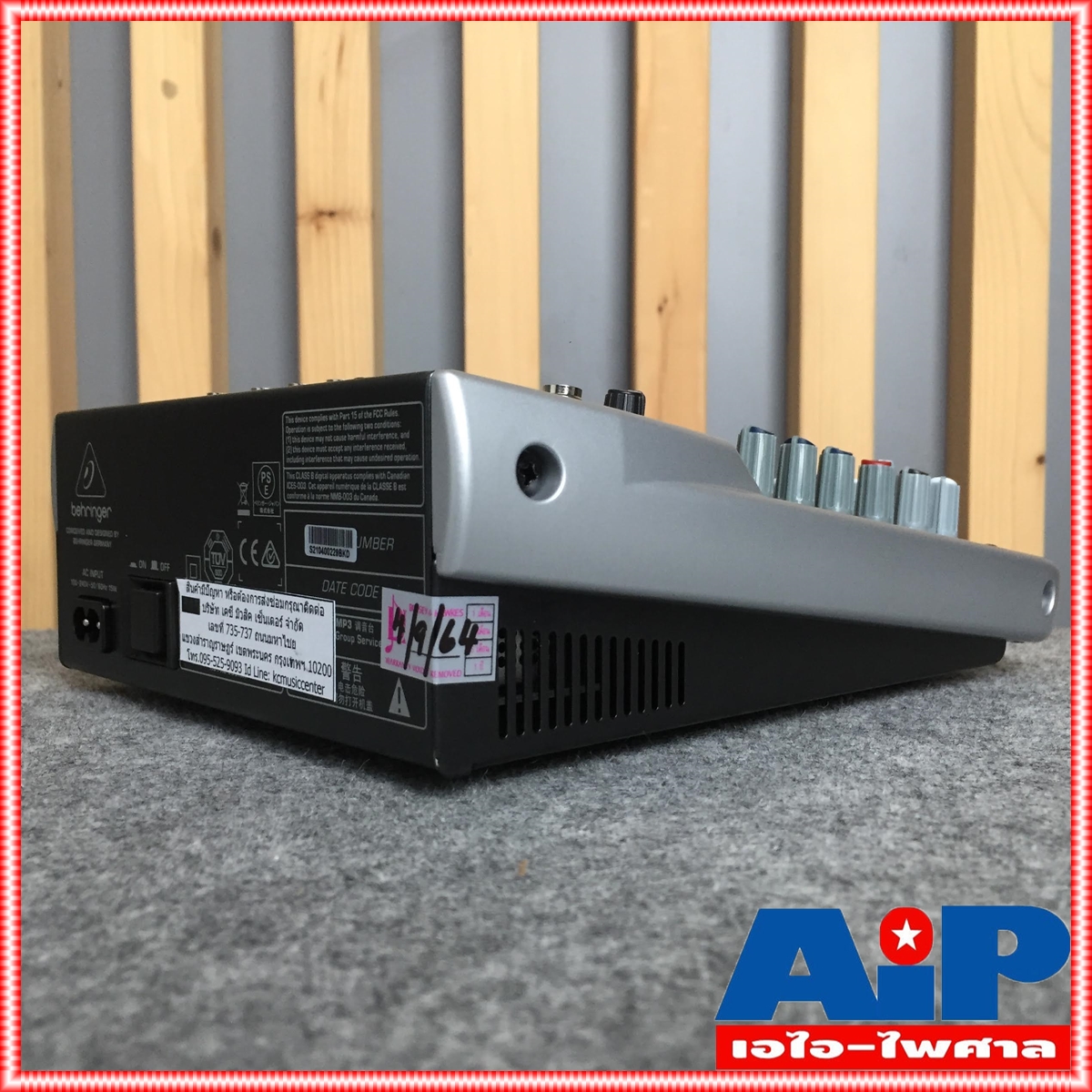 BEHRINGER XENYX QX-602 MP3 mixer มิก มิกเซอร์ QX 602 MP3 เครื่องผสมเสียง QX602MP3 ของแท้ ประกัน บ.บูเช่ 1ปี เอไอ-ไพศาล +++