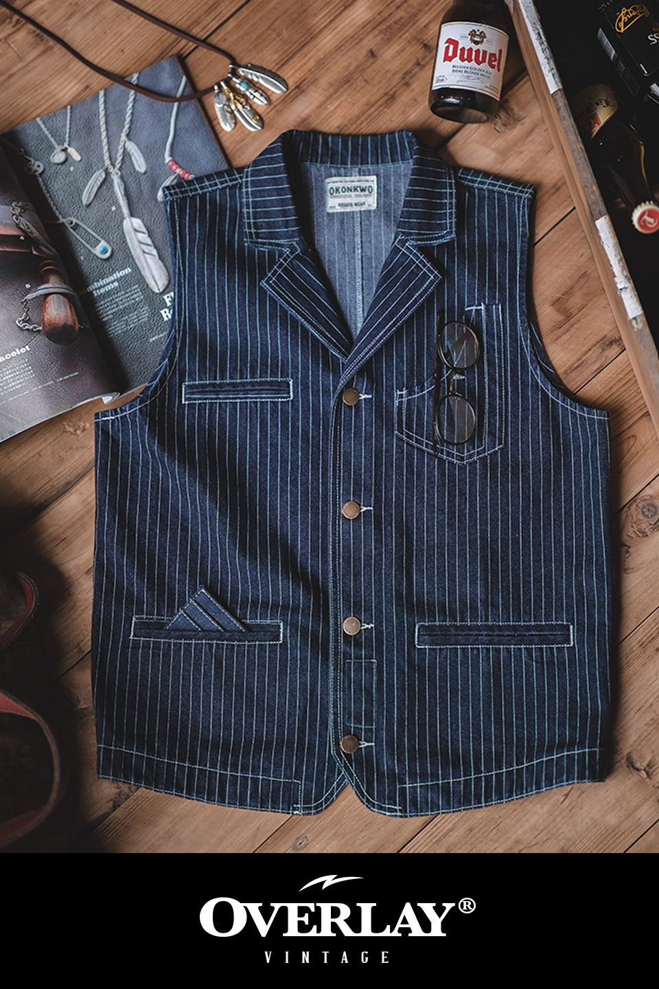 OKONWHO DENIM VEST