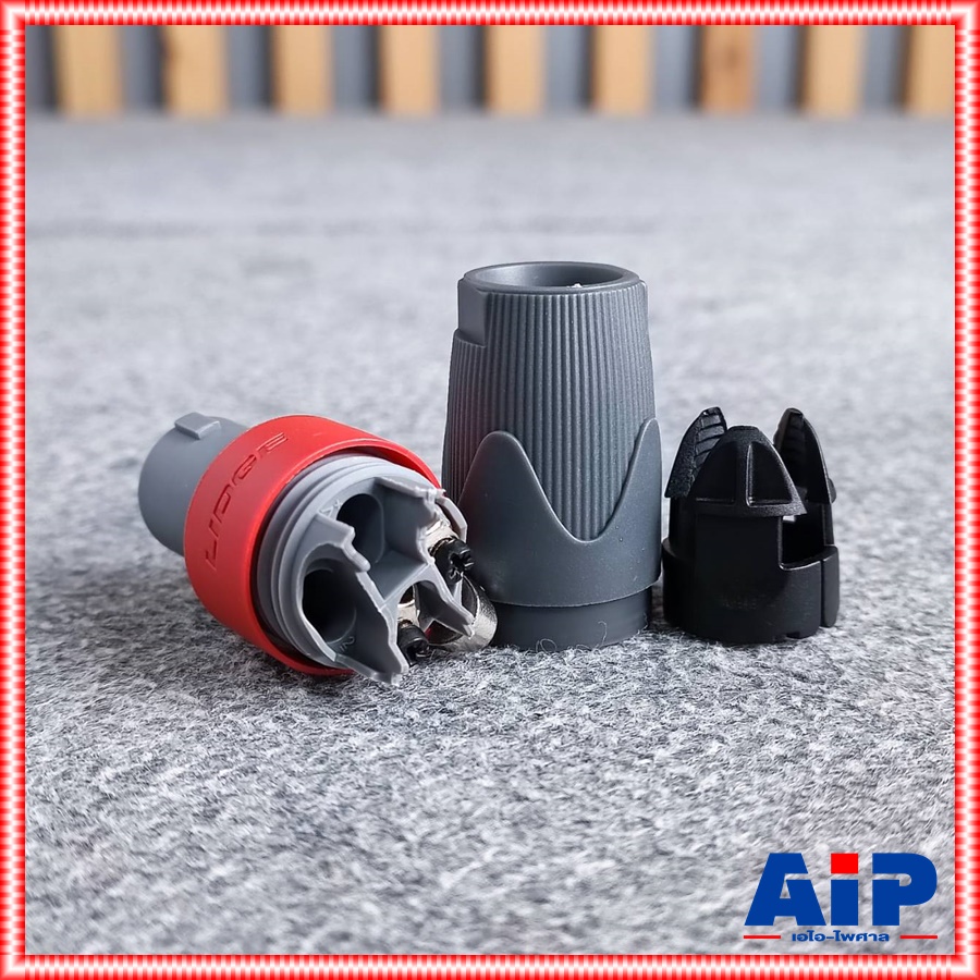 ยกกล่อง20ตัว Lidge YM-502 speakon สีแดง 2ขั้ว 2PIN สเปคคอน ตัวผู้ แจ็คสเปคคอน YM 502 สเปคคอนตัวผู้ สเปคคอนตู้ลำโพง YM502 เอไอ-ไพศาล