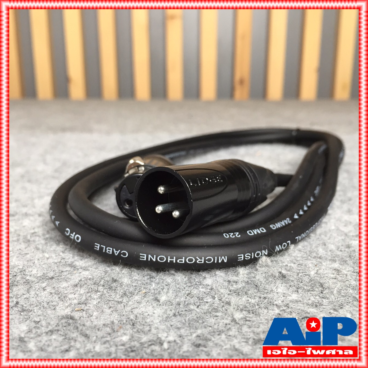 (แพ็ค1เส้น) LIDGE YM-381 สายXLR เมีย-ผู้(CANNONหัวท้าย) YM381 สาย2เมตร สายXLR หัวท้าย YM 381 สาย XLR ผู้ ออก XLR เมีย 2M สาย cannon หัวท้าย ผู้-เมีย เอไอ-ไพศาล