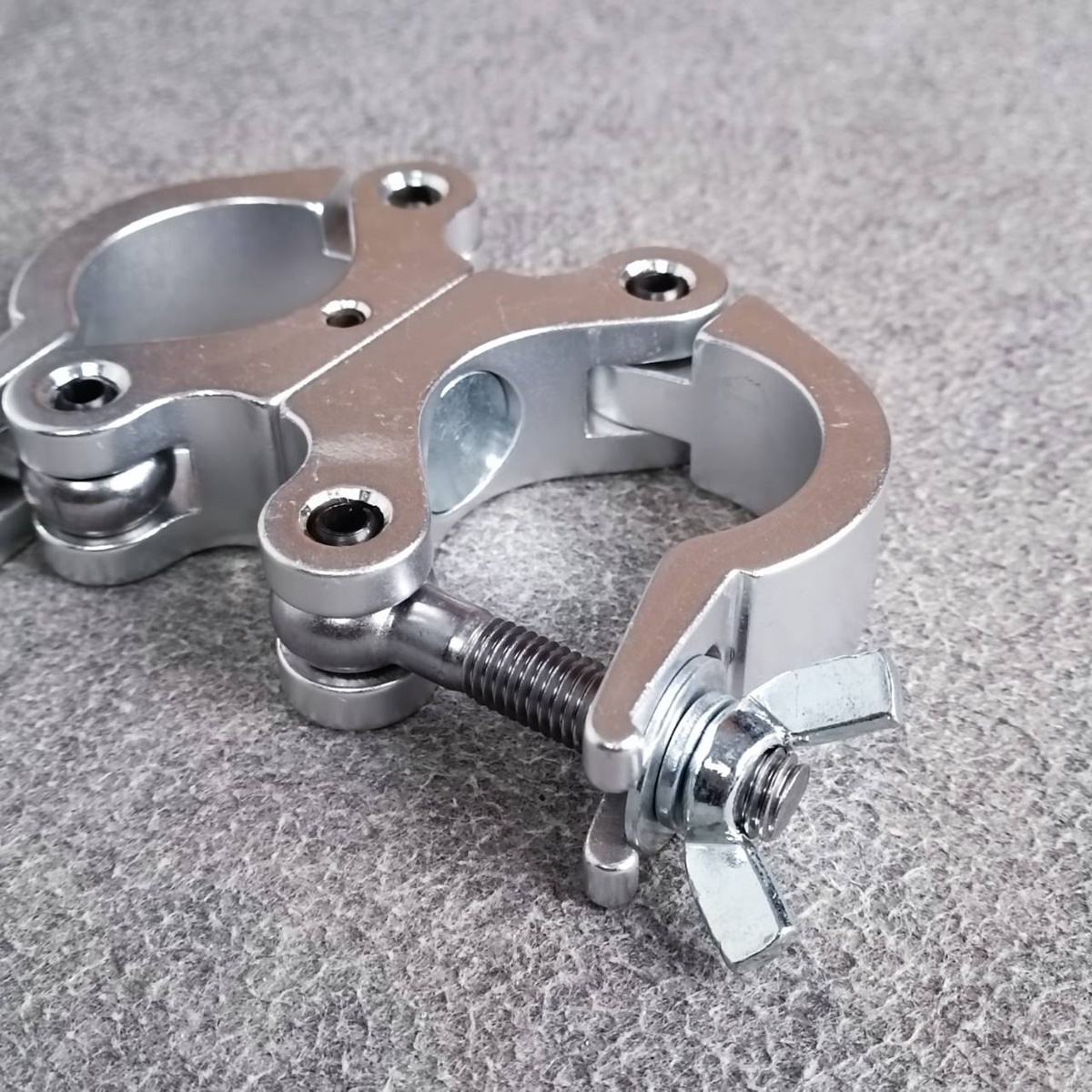 F-34 DOUBLE CLAMP 200KG ทรัส ดับเบิ้ลแคมป์ แค้มคู่ แค้มสำหรับเกาะยึดทรัช เอไอ-ไพศาล