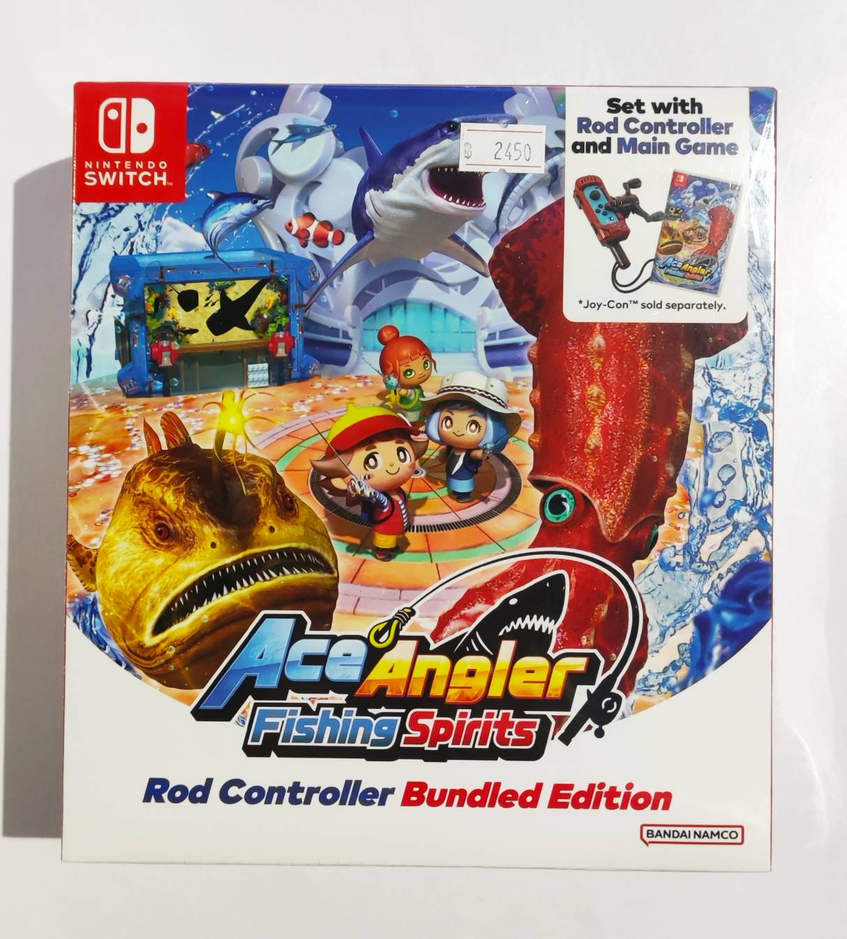 NSW: Ace Angler: Fishing Spirits Rod Controller Bundle Edition (Asia) (EN)