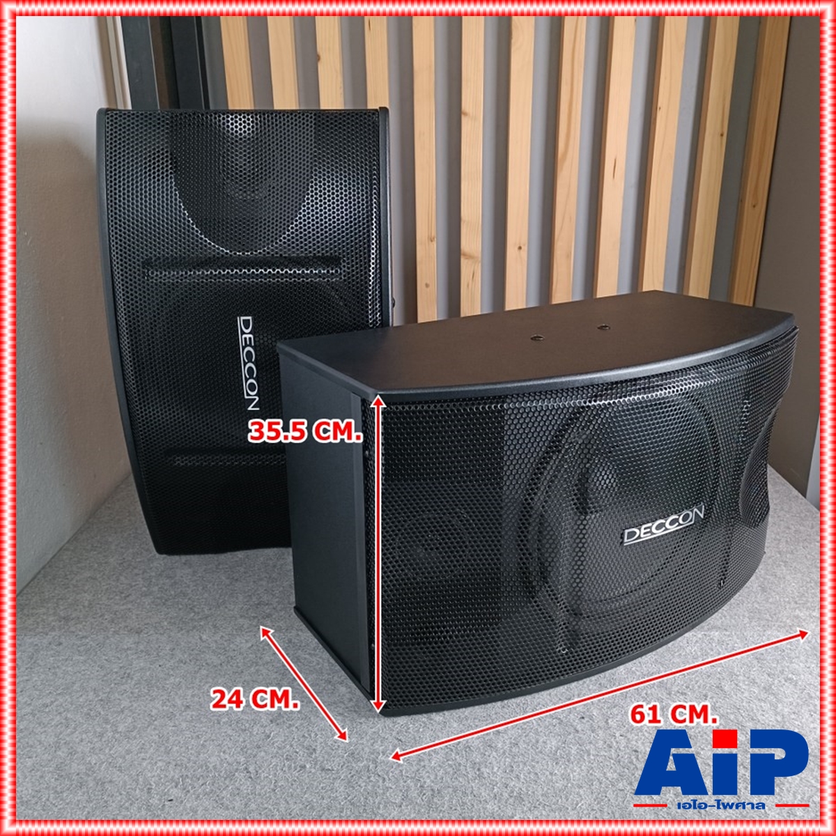1คู่ DECCON KTV-12 ตู้ลำโพงคาราโอเกะ 12นิ้ว เดคคอน KTV 12 ตู้ลำโพงคาราโอเกะ KTV12 DEC CON ตู้ลำโพง ลำโพง คาราโอเกะ ดอกลำโพง 12นิ้ว เอไอ-ไพศาล