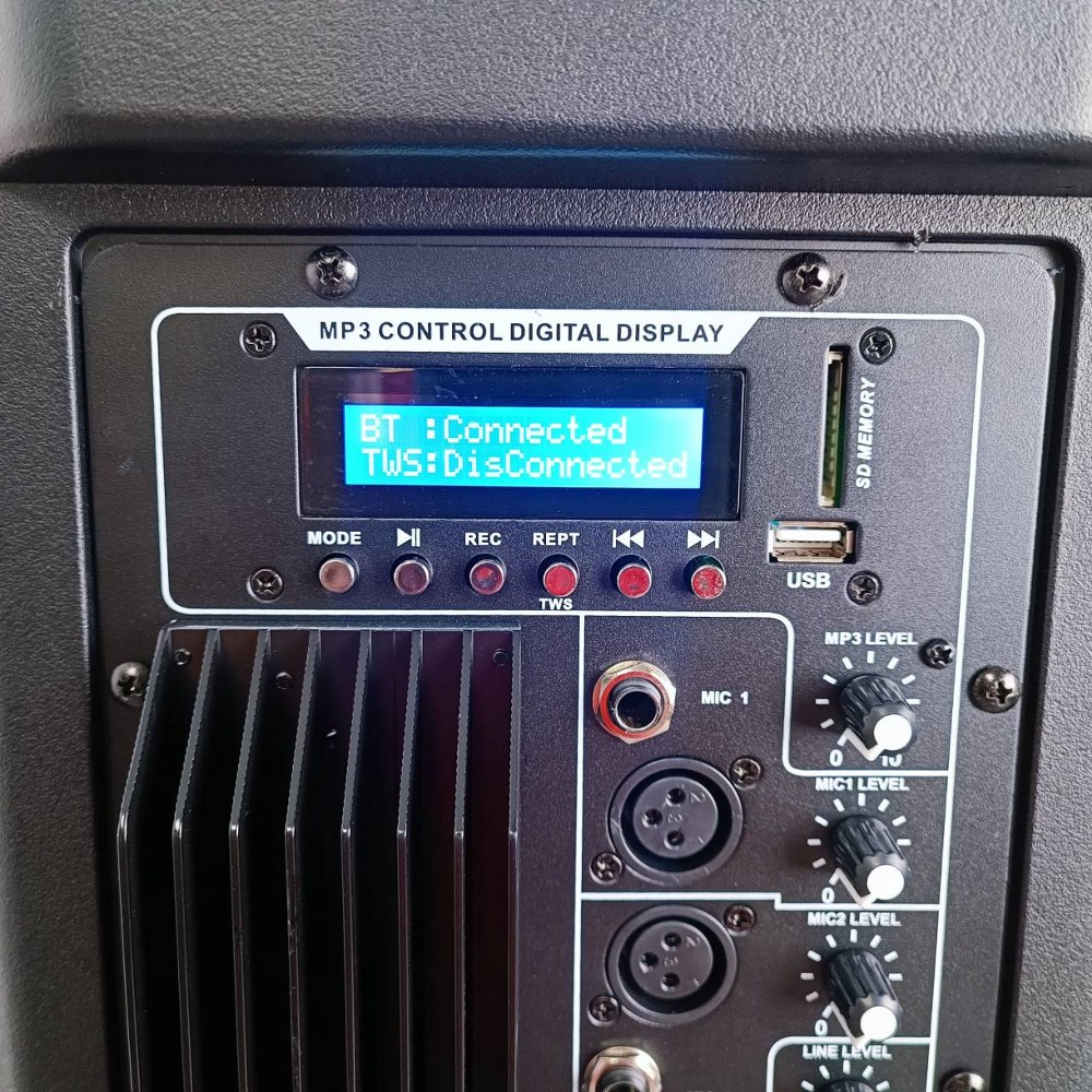 PROEUROTECH PA-715P ตู้ลำโพง15นิ้ว ACTIVE บลูธูท 1000W MAX โปรยูโร เทค Bluetooth PA 715P PA715P เอไอ-ไพศาล