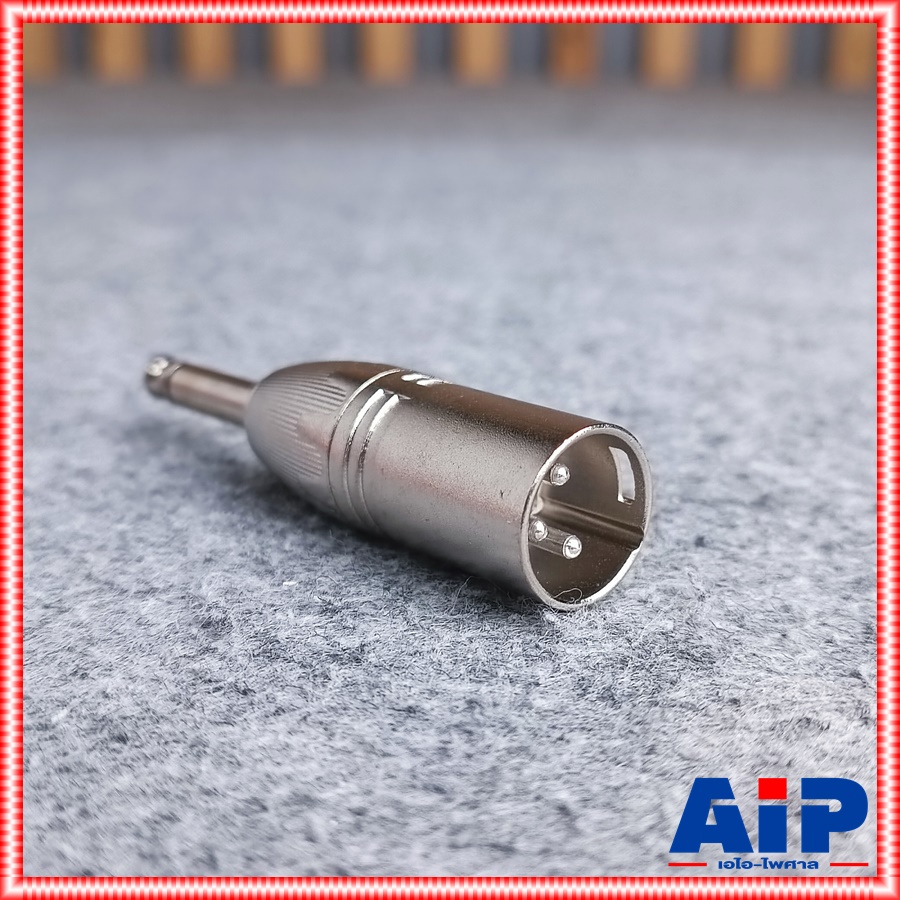 LIDGE YM-086 P.MIC MONO ท้าย P.CANNON YM086 YM 086 ปลั๊กไมค์โมโน ออก XLR ตัวผู้ แจ็คทด โฟนโมโน ออก cannon ตัวผู้