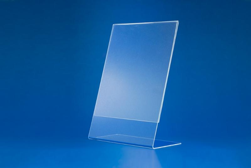 กอบที่วางโบรชัวร์ โชว์ภาพ อะคริลิค อะคริลิก แนวตั้ง Acrylic Frame