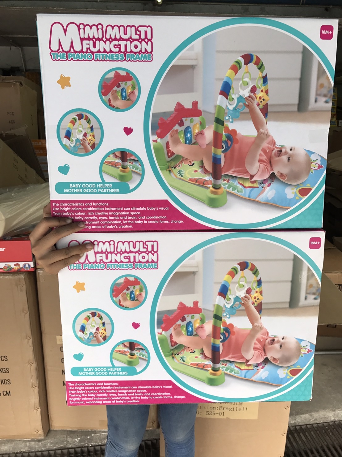 525-01 ของเล่นเด็กเพลยิมผ้าเปียนโน ที่นอนผ้า โมบายผ้า ปลีกชิ้นละ