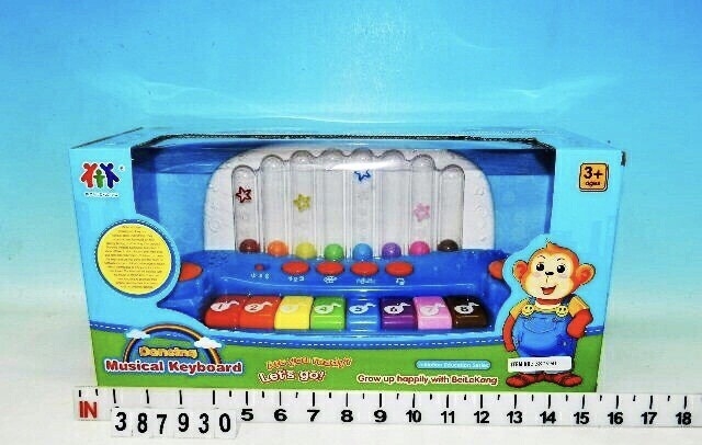 8808-1 ของเล่นออร์แกนคีย์บอร์ดเสียงดนตรี กล่องใหญ่