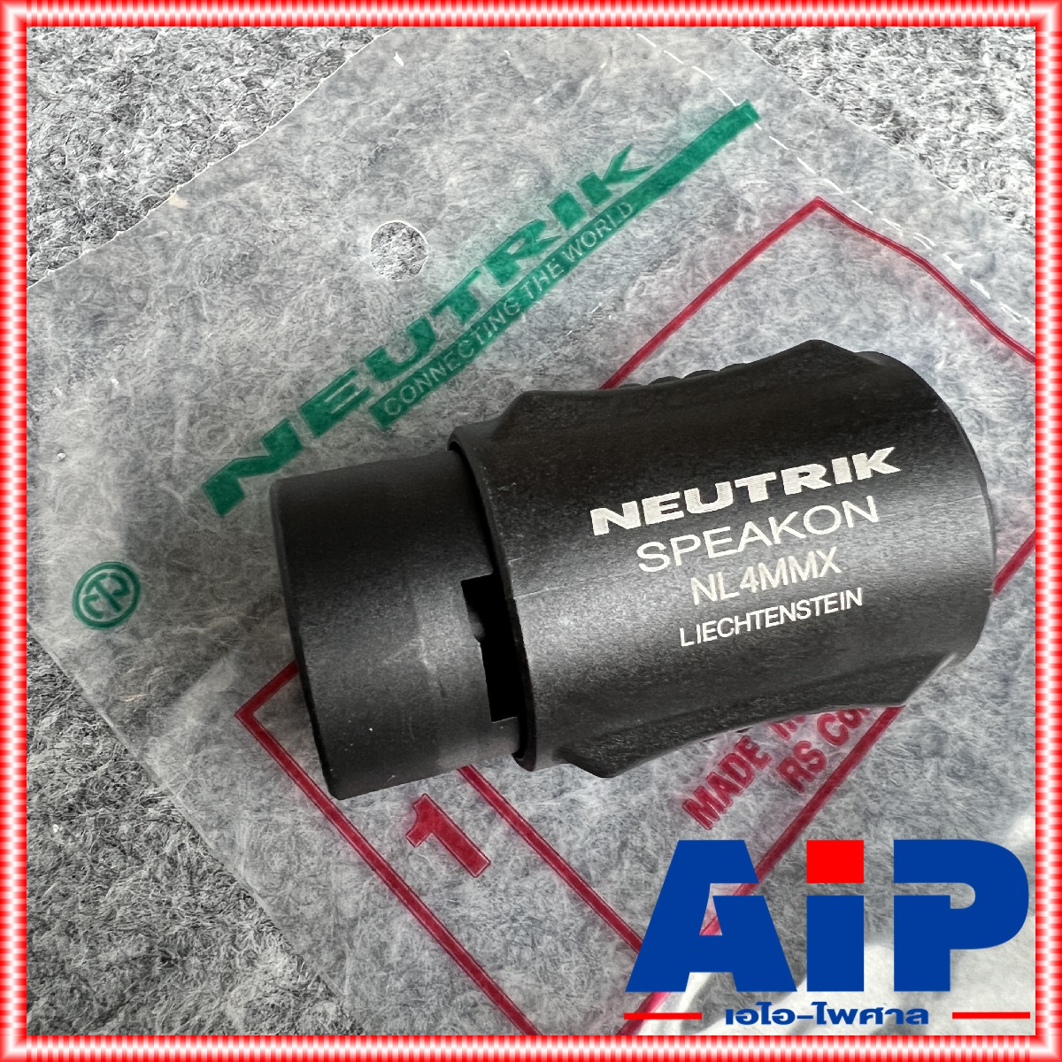 J.SPEAKONหัวท้าย NEUTRIK NL-4MMX ตัวแปลงสเป็คคอน (เมีย-เมีย) สำหรับ ต่อสายลำโพง ตัวต่อกลางSPEAKON เอไอ-ไพศาล