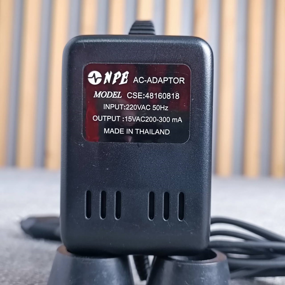 อะแดปเตอร์ ของ NPE CM-1000P 15VAC CSE:48160818 หม้อแปลง ADAPTOR CM1000P CM 1000P อะแดปเตอร์ไมค์ประชุม เอไอ-ไพศาล