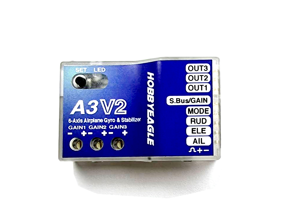 ไจโร เครื่องบิน 3แกน Axis Gyro A3 V2 Flight Controller ใส่เครื่องบินไฟฟ้า