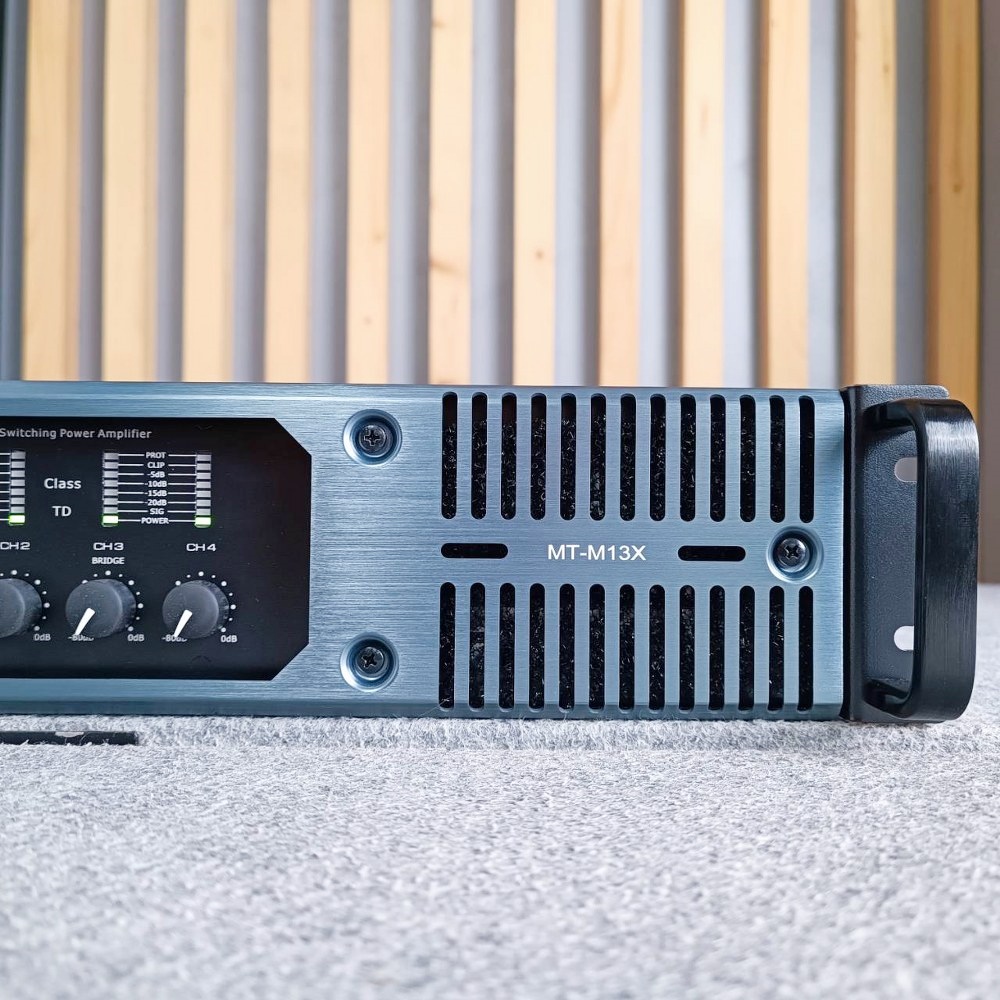 MICROTECH MT-M13X poweramp 4CH กำลังขับ 4 x 1300 วัตต์ ที่ 8 โอห์ม คลาส TD MT M13X ไมโคร เทค MTM13X เอไอ-ไพศาล