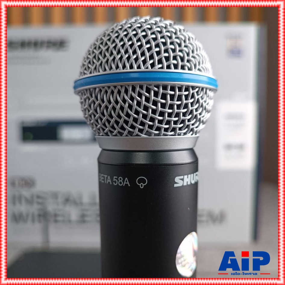 SHURE BLX24RTH/B58-Q12 ไมค์ลอย ไมโครโฟนไร้สาย ไมค์ลอยแบบไมค์เดี่ยว BLX 24 RTH / B 58 Q 12 BLX24RTH/B58Q12 เอไอ-ไพศาล +++