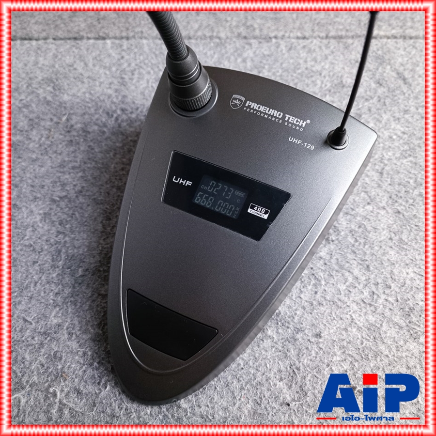 PROEUROTECH UHF129 ไมค์ลอยตั้งโต๊ะ 8ตัว ก้านสั้น45CM ไมค์ประชุม ชุดประชุมไร้สาย ไมค์ประชุมไร้สาย UHF 129 UHF-129 PRO EUROTECH เอไอ-ไพศาล
