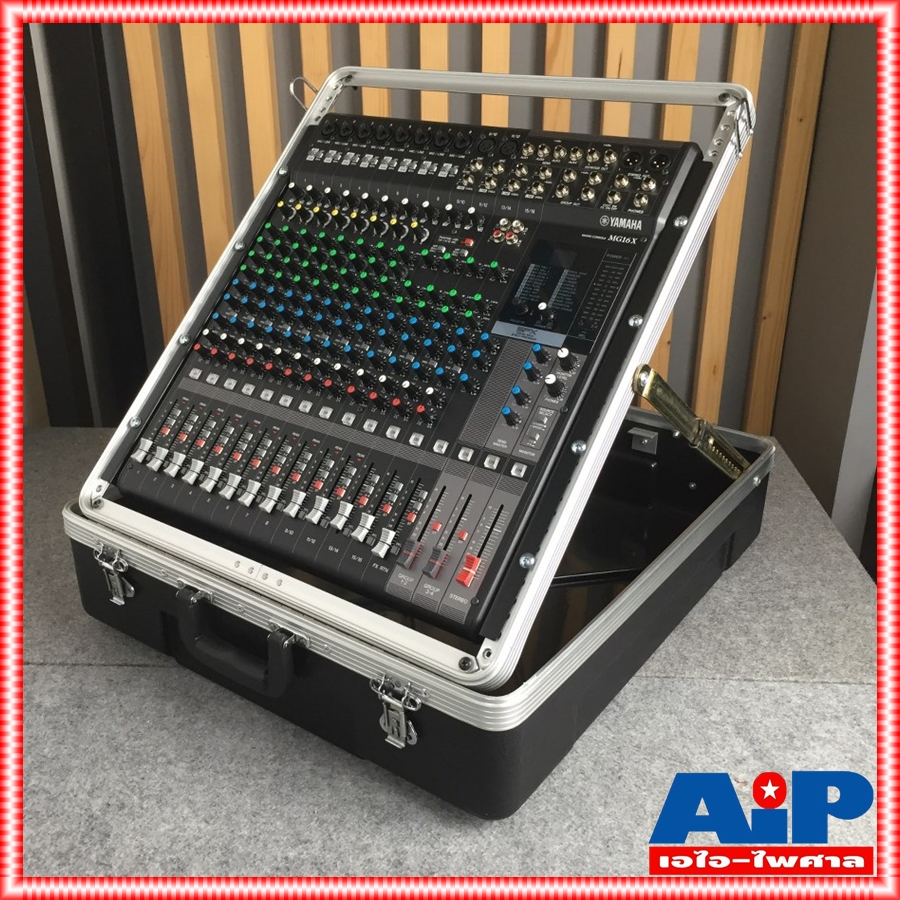 YAMAHA MG-16X mixer มิกเซอร์แบบอนาล็อค 16 ช่องสัญญาณ มีเอฟเฟคแท้ในตัว แถมปีกยึดRACK MG 16 X MG 16X MG16X เอไอ-ไพศาล