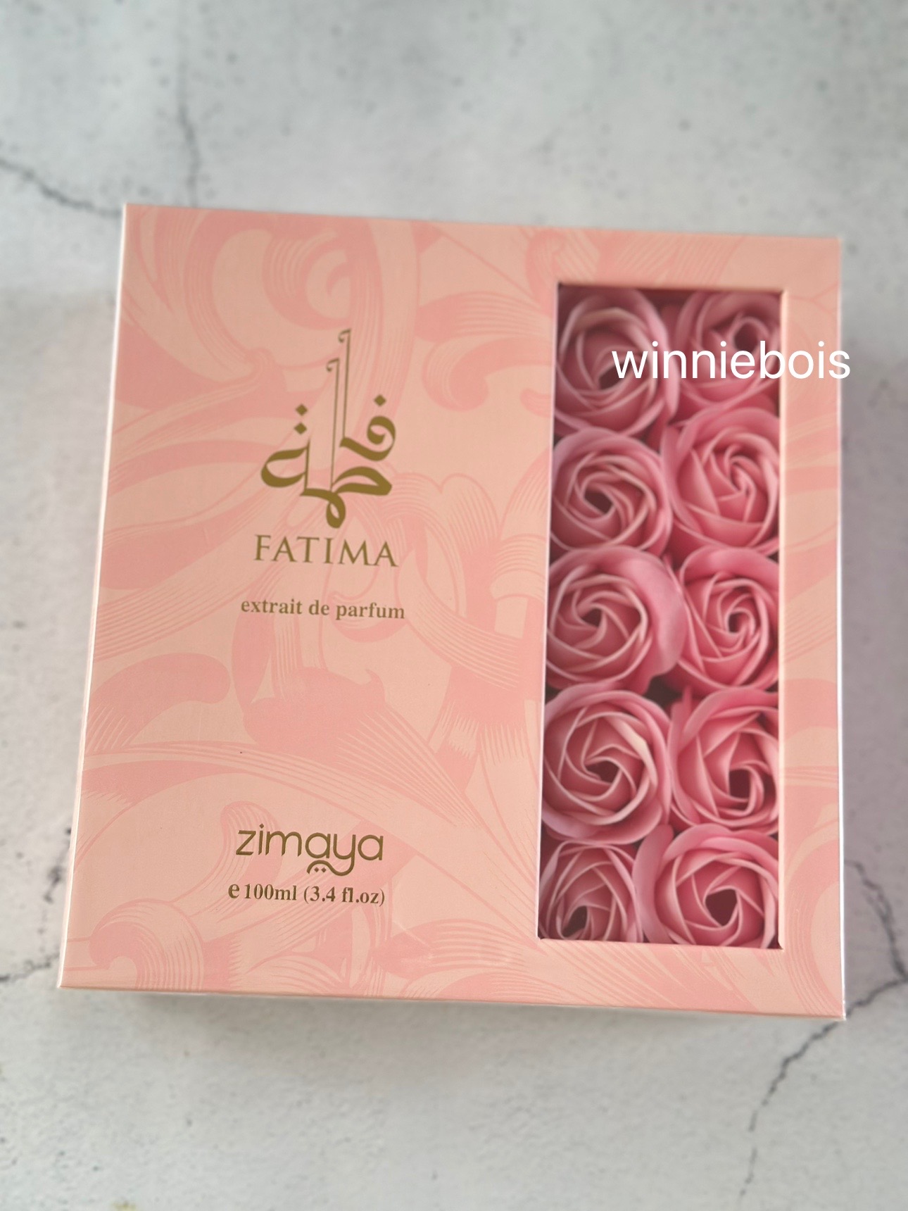 น้ำหอม Zimaya Fatima pink Extrait De Parfum 100ml