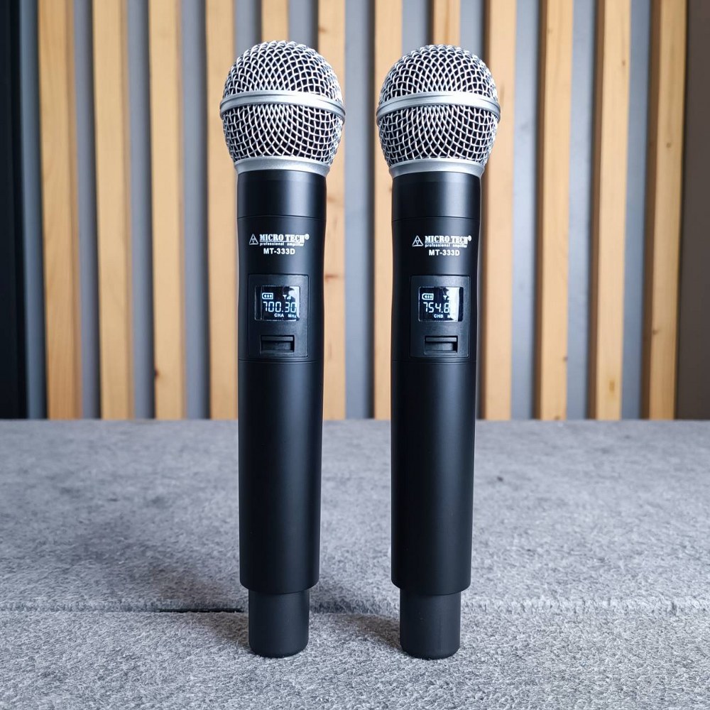MICROTECH MT-333D ไมค์ลอยมือถือคู่UHF ไมค์โครโฟน ไมค์ลอย คลื่นความถี่ถูกต้องตาม กสทช MT 333 D MT 333D MT333 D MT333D ไมโครเทค เอไอ-ไพศาล +++